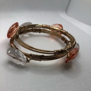 Gold Gem Bangles